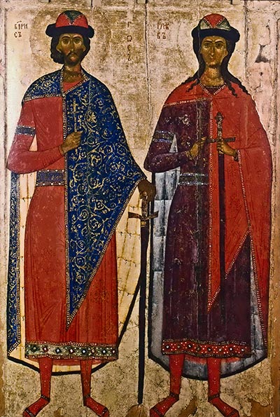 Святые мученики и благоверные князья Борис и Глеб
