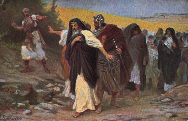 Давид в изгнании перед Авессаломом